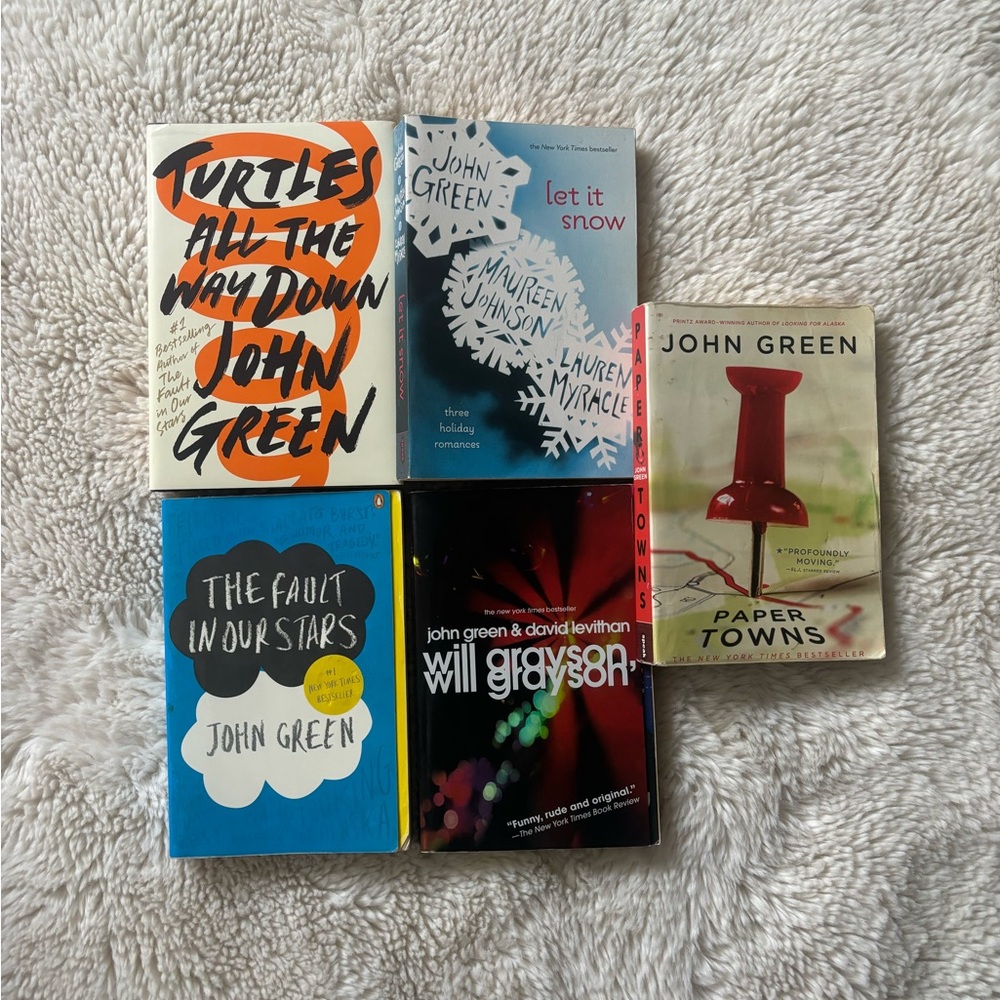 John Green Book Collection Lot